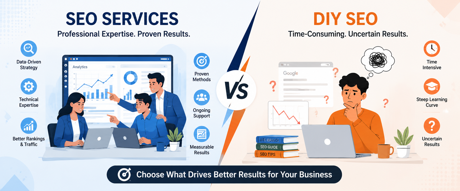 SEO Services in Thane vs DIY SEO